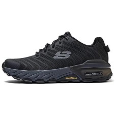 Skechers Cushioned Slip-Resistant Low-Top Outdoor Shoes Men's Black Черный, 42