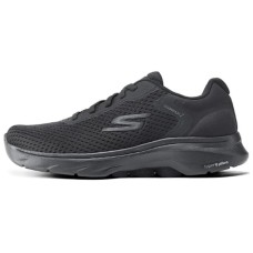 Skechers MEN'S GO WALK Non-slip Lightweight Low-Top Casual Shoes Men's Black Черный, 40