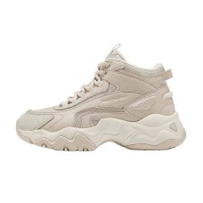 Skechers Durable Warm Mid-Top Chunky Sneakers Women's Beige Beige/light gray, 35.5