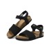 Skechers Modern Comfort Strap Sandals Low Heel Women's Black Черный, 37