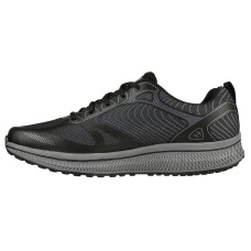 Skechers Go Run Consistent Cushioned Slip-Resistant Low-Top Casual Running Shoes Men's Black Gray Черный, 44.5