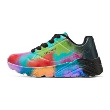 Skechers Uno UNO Collection Slip-Resistant Low-Top Kids' Skateboarding Shoes Multicolor Teenagers Разноцветный, 37