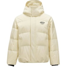 Skechers Skx Classic Sports Series Down Jacket Unisex Pearl Ecru Pearl Ecru-034H, XS