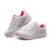 Skechers Go Run Consistent Cushioning Wear-Resistant Low-Top Casual Running Shoes Women's White Pink Белый Розовый, 37.5
