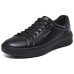 Skechers Street Cushioning Wear-Resistant Low-Top Skateboard Shoes Men's Black Черный, 41.5
