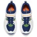 Skechers Kids Slip Resistant Cushioning Low Top Kids Lifestyle Shoes White Blue Gray Kids' Разноцветный, 34