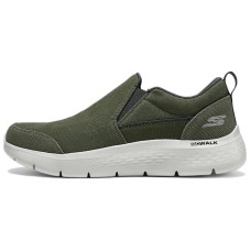 Skechers GO WALK Breathable Low-Top Casual Shoes Men Olive Green Зеленый, 40