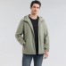 Jeep Trench Coat Men's Gray Green Gray Green, L
