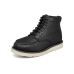 Skechers Relaxed Fit Cushioned Slip-Resistant Mid-Top Casual Shoes Men's Black Черный, 42