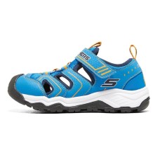Skechers Slip Resistant, Abrasion Resistant, Breathable Children's Sandals Blue Teenagers 30