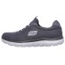 Skechers Summits Cushioning Anti-Slip And Wear-Resistant Low-Top Casual Shoes Men's Charcoal Gray 45