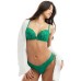 Ann Summers new sexy lace padded plunge bra in green Зеленый, US 34 B