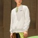 Skechers Colorful Sweatshirt Unisex Marshmallow White Marshmallow white 0074, XS