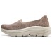 Skechers Go Walk Fle Cushioning Wear-Resistant Breathable Lightweight Rebound Low-Top Casual Shoes Women's Brown Коричневый, 38