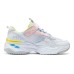 Skechers Cushioning Wear-Resistant Kids Lifestyle Shoes White Pink Blue Teenagers Blue/Multicolor, 28.5