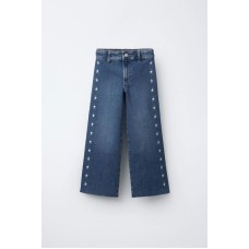 Джинсы с вышивкой «звезды» ZARA Синий, 6/7 лет (года) (122 cm)