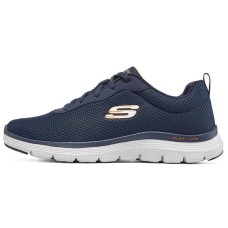 Skechers Flex Advantage 4.0 Cushioning Anti-Slip And Wear-Resistant Low-Top Casual Shoes Men's Blue 39.5