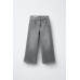 Джинсы wide leg ZARA Серый, 6 лет (116 см)