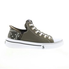 Skechers Snoop Dogg Snoop One Og Canvas 251036 Mens Green Sneakers Shoes 9.5