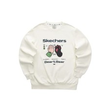 Skechers Sweatshirts Unisex Marshmallow White/0074 Marshmallow white 0074, L