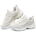 Skechers D'LITES 1.0 Slip Resistant, Abrasion Resistant, Cushioning, Breathable Low Top Chunky Sneakers Women's White Белый, 35