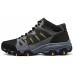 Skechers OUTDOOR MENS Supportive And Elastic Mid-Top Hiking Shoes Men's Dark Gray Yellow Charcoal/Multicolor, 41.5