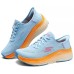 Skechers WOMEN'S GO Series Cushioned Slip-Resistant Low-Top Casual Y2K Vintage Running Shoes Women's Blue Orange Синий/Оранжевый, 39