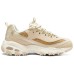 Skechers DLITES Anti-Slip Wear-Resistant Low-Top Chunky Sneakers Women's Gold Золотистый, 35