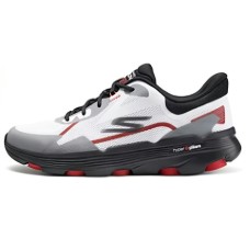 Skechers Cushioning Wear-Resistant Low-Top Casual Running Shoes Men's White Gray White gray, 41