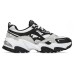Skechers Stamina V2 1.0 Cushioning Anti-Slip And Wear-Resistant Low-Top Chunky Sneakers Women's Black White 37