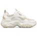 Skechers D'LITES 3.0 Cushioning Anti-Slip And Wear-Resistant Low-Top Casual Shoes Women's White Beige 35.5