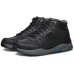 Skechers Benago Coverage Warm Anti-Slip And Wear-Resistant Mid-Top Skateboard Shoes Men's Black 41.5