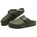 Skechers Quiet Quick Dry Slide Slippers Men's Green Зеленый, 43