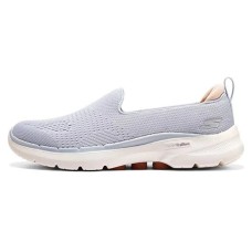 Skechers Go Walk 6 Slip In Fabulous View 'Light Grey Pink' Women's 38