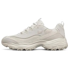 Skechers D'LITES Wear-Resistant Low-Top Casual Shoes Men's Beige 44