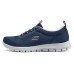 Skechers Cushioning Lightweight Low-Top Casual Shoes Women's Navy Синий, 39