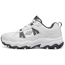 Skechers OUTDOOR Anti-Slip Wear-Resistant Low-Top Trekking Shoes Men's White Gray White gray, 42