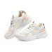 Skechers BOBS BAMINA Cushioning Anti-Slip And Wear-Resistant Low-Top Casual Shoes Women's White Pink 38