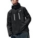 Skechers Waterproof And Windproof To Keep Warm Windbreaker Jacket Men's Carbon Black сажа, L