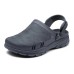 Skechers Foamies Rubber Sole Wrap-toe Slippers Men's Gray Серый, 42