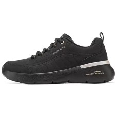 Skechers Sport Anti-Slip Wear-Resistant Low-Top Casual Shoes Women's Black Gold черный/розовое золото, 39