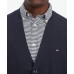 Men's Essential Embroidered Logo Cardigan Синий, L