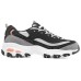 Skechers D'Lites 1.0 'Black White Gray' Women's 35.5
