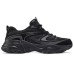 Skechers DLITES Anti-Slip Wear-Resistant Low-Top Chunky Sneakers Men's Black Черный, 42.5