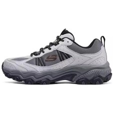 Skechers OUTDOOR Anti-Slip Wear-Resistant Low-Top Running Shoes Men's Gray Серый, 39.5