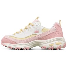 Skechers D'Lites 1.0 Sneakers Pink/Yellow Women's 36