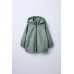 Прорезиненный дождевик со съемным капюшоном ZARA Голубой, 1½ лет (года) (86 cm)