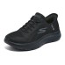 Skechers Go Walk Fle Anti Slip Wear Resistant Mid Top Running Shoes Women's Black Черный, 36