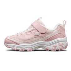 Skechers D'LITES Series Slip Resistant Cushioning Abrasion Resistant Kids Lifestyle Shoes Pink Teenagers 37