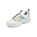 Skechers Cushioning Lightweight Kids Lifestyle Shoes White Blue Yellow Teenagers White Blue Yellow, 32